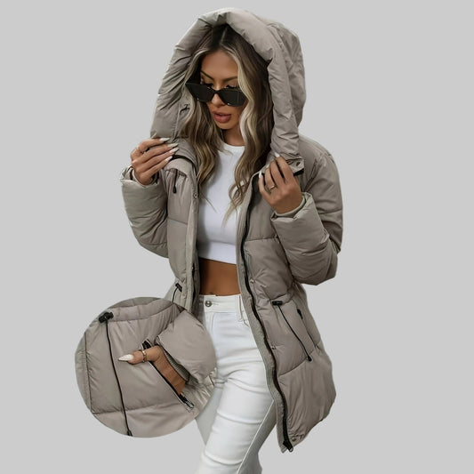 Classic everyday insulated parka for women | Aurora -1