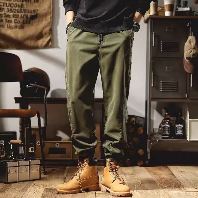 Classic utility relaxed cargo trousers for men | Aaron -6