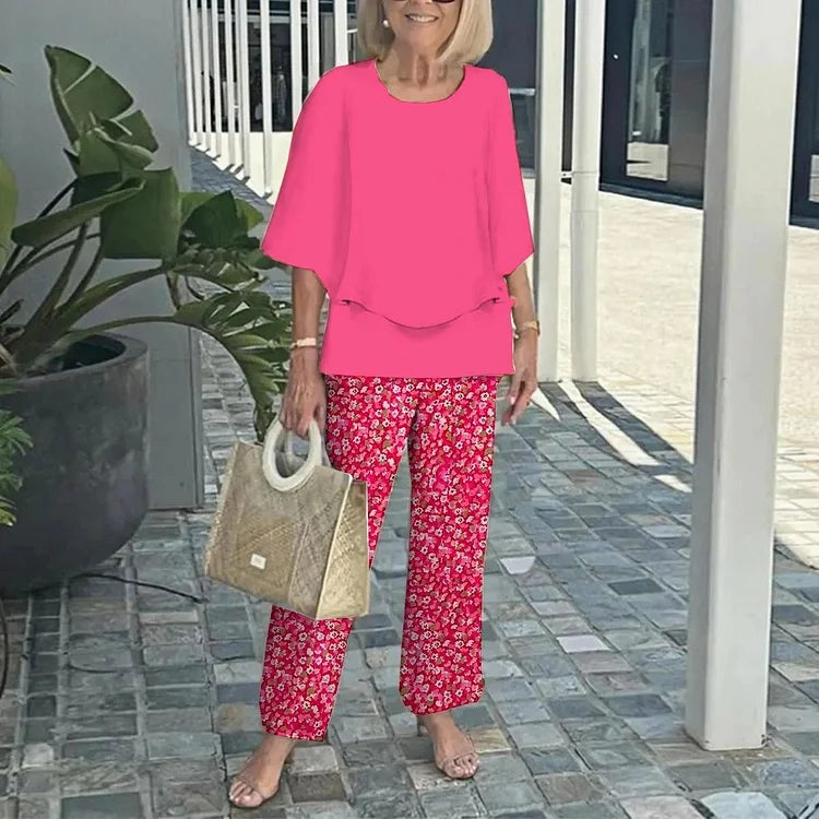 Matching versatile relaxed co-ord set for women | Genevieve -12
