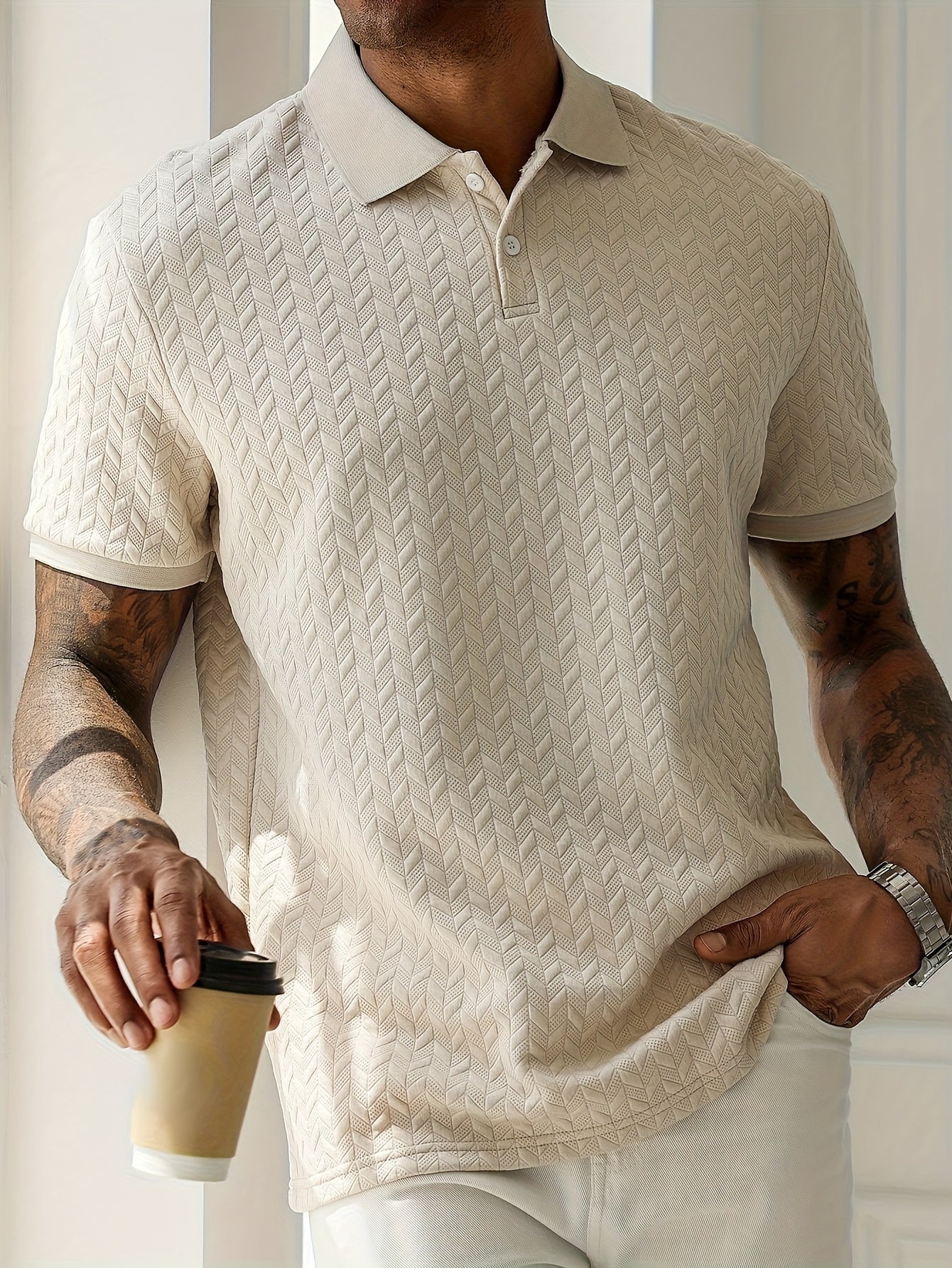 Smart everyday relaxed polo shirt for men | Ellison -1