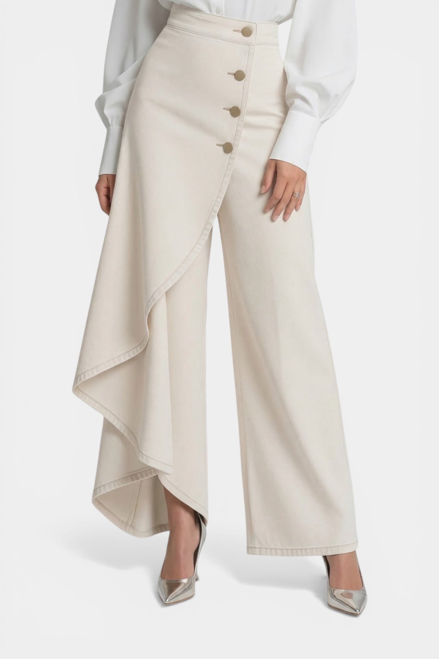 Classic smart relaxed trousers for women | Alina -11