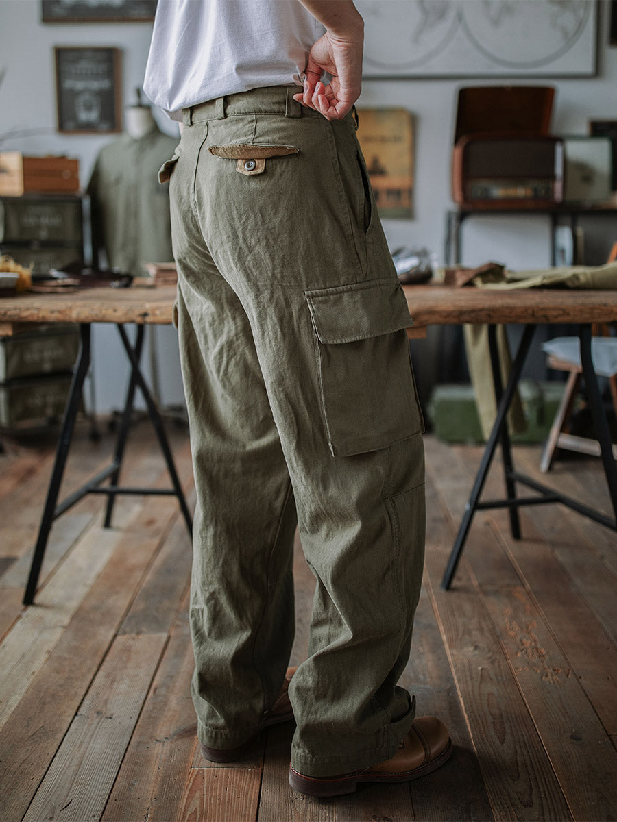 Classic utility everyday cargo trousers for men | M-47 -7
