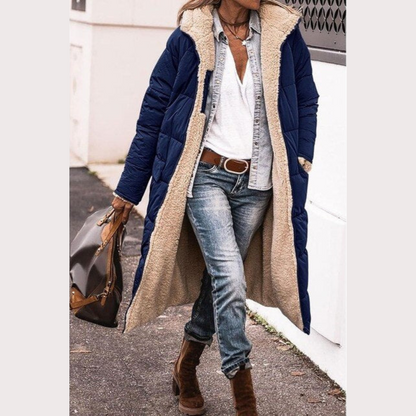 Classic elegant insulated coat for women | Amelia -4