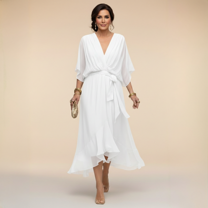 Classic flowy everyday dress for women | Arabella -6