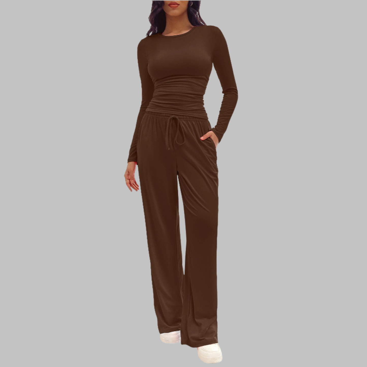 Smart everyday tailored trousers for women | Janny -6