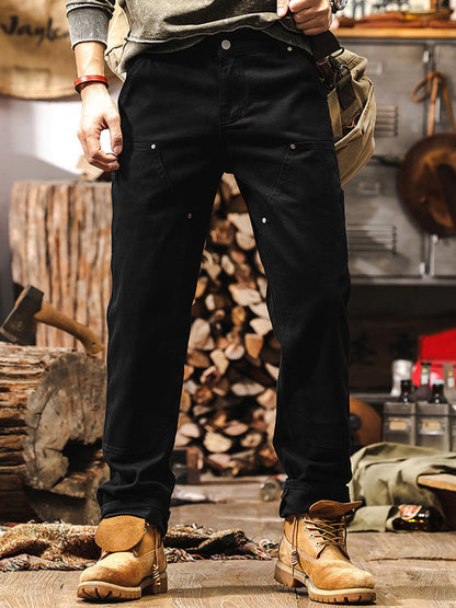 Classic utility relaxed cargo trousers for men | Ridge -12