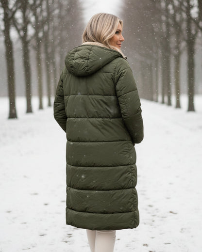 Elegant tailored insulated coat for women | Eleanor -9