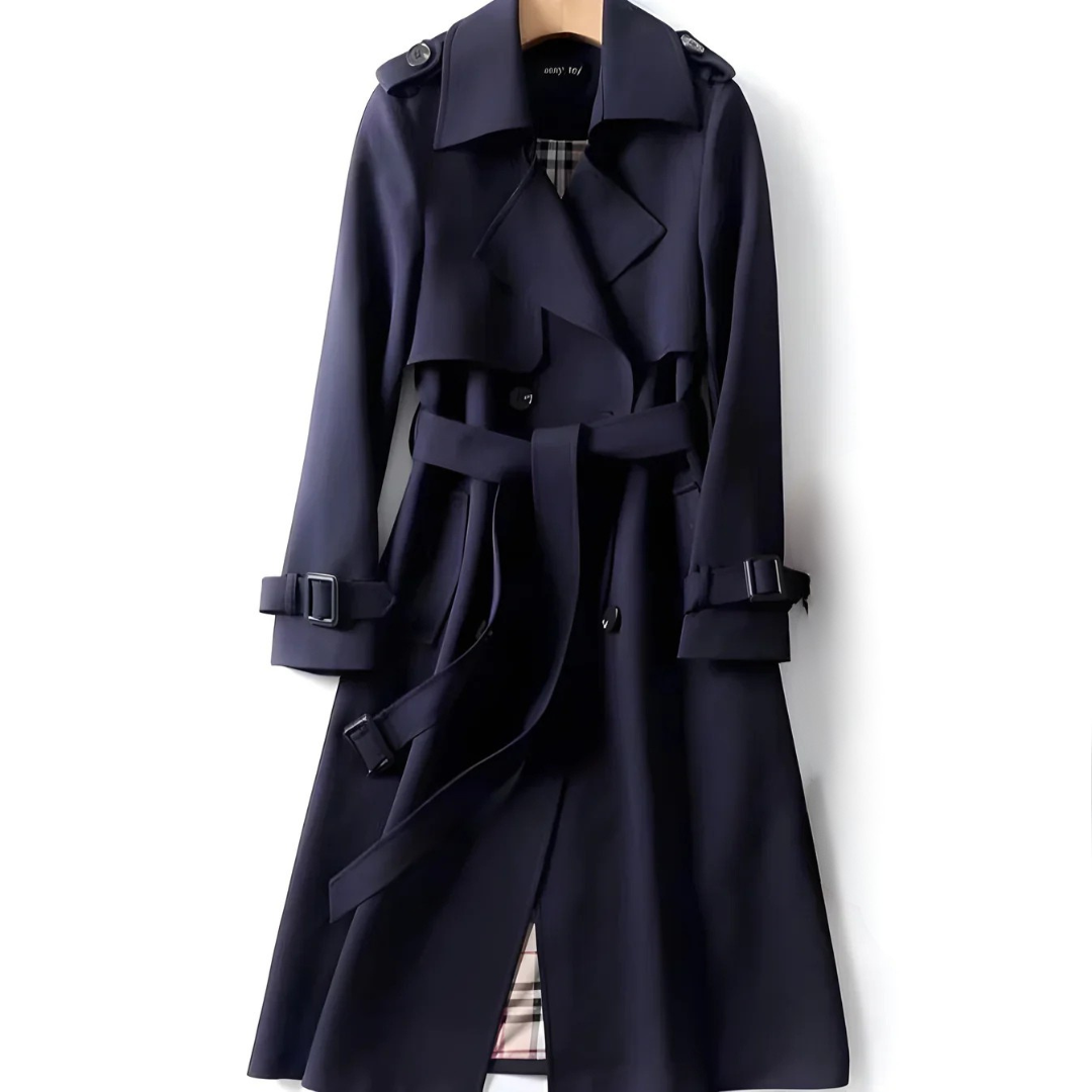 Classic refined everyday trench coat for women -12