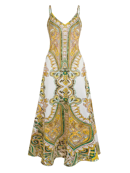 Classic flowy everyday dress for women | Ottilie -5