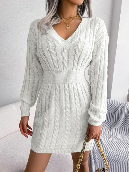 Elegant flowy relaxed dress for women | Holly -9