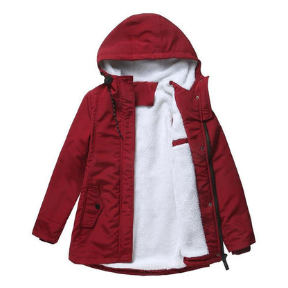 Elegant warm tailored coat for women | AMINA -3
