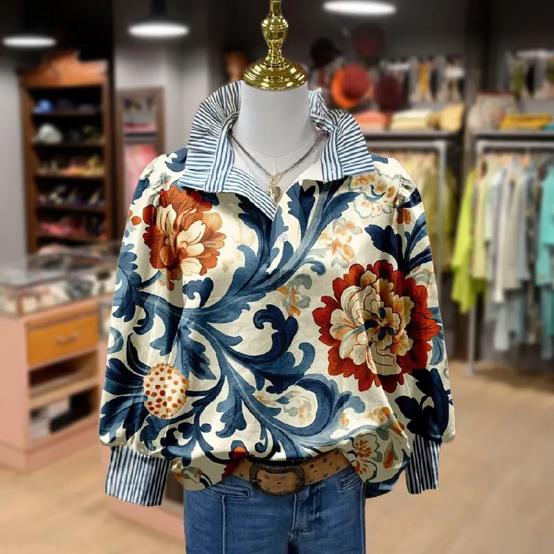 Elegant feminine everyday blouse for women | SERENITY -1