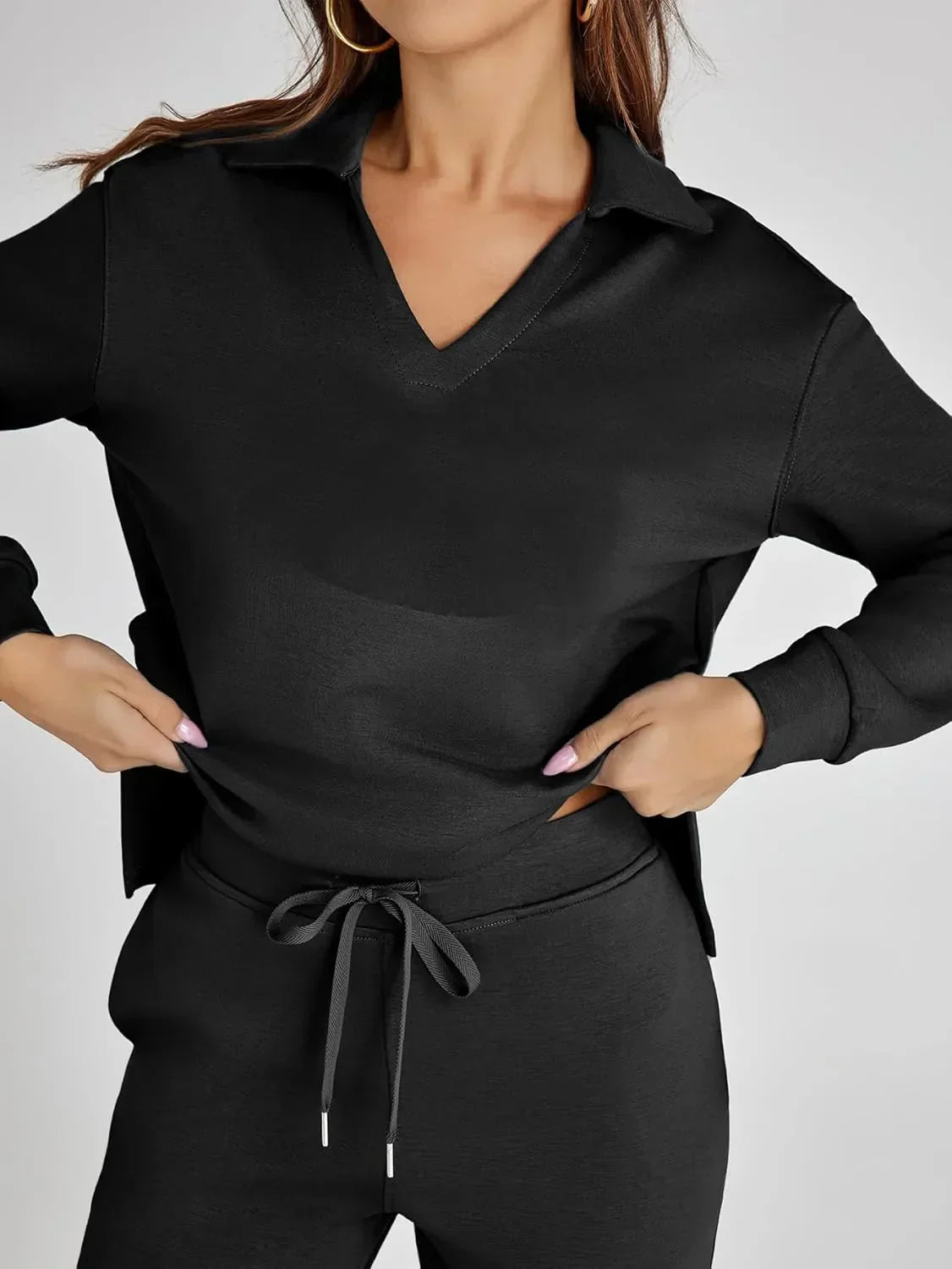 Everyday tailored relaxed trousers for women | Renée -5