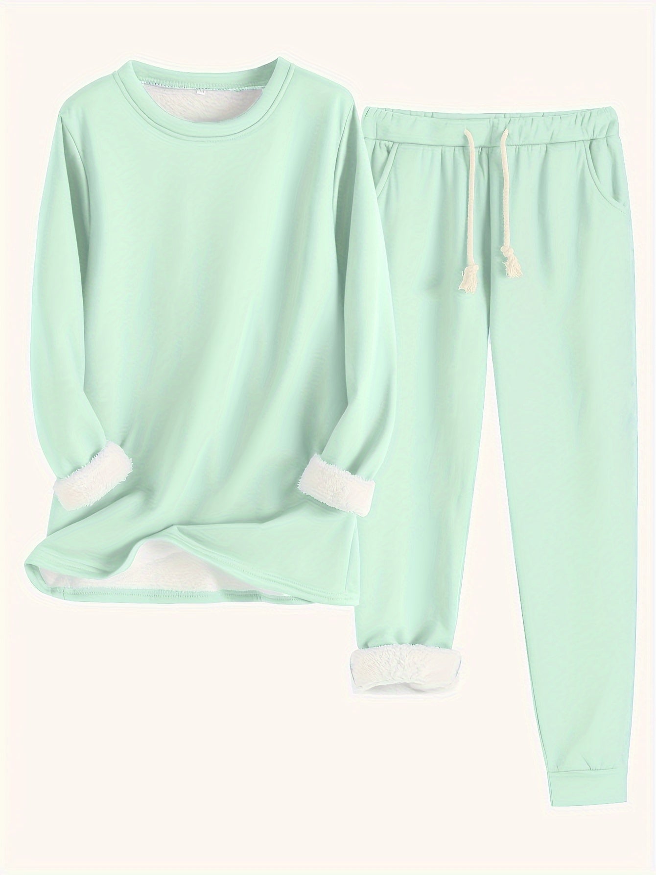 Comfortable soft relaxed loungewear set for women | Elara -10