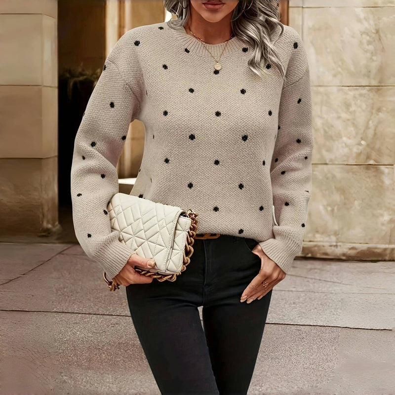 Classic knit ribbed jumper for women | Lunette -6