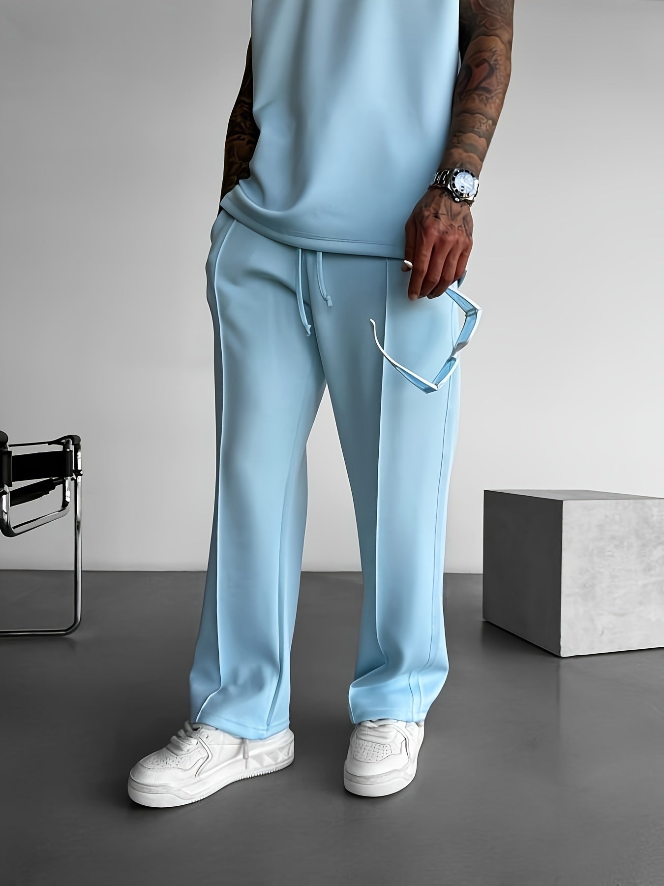 Smart everyday tailored trousers for men | Ellison -19
