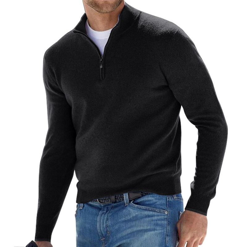 Soft relaxed knit jumper for men | Harris -5