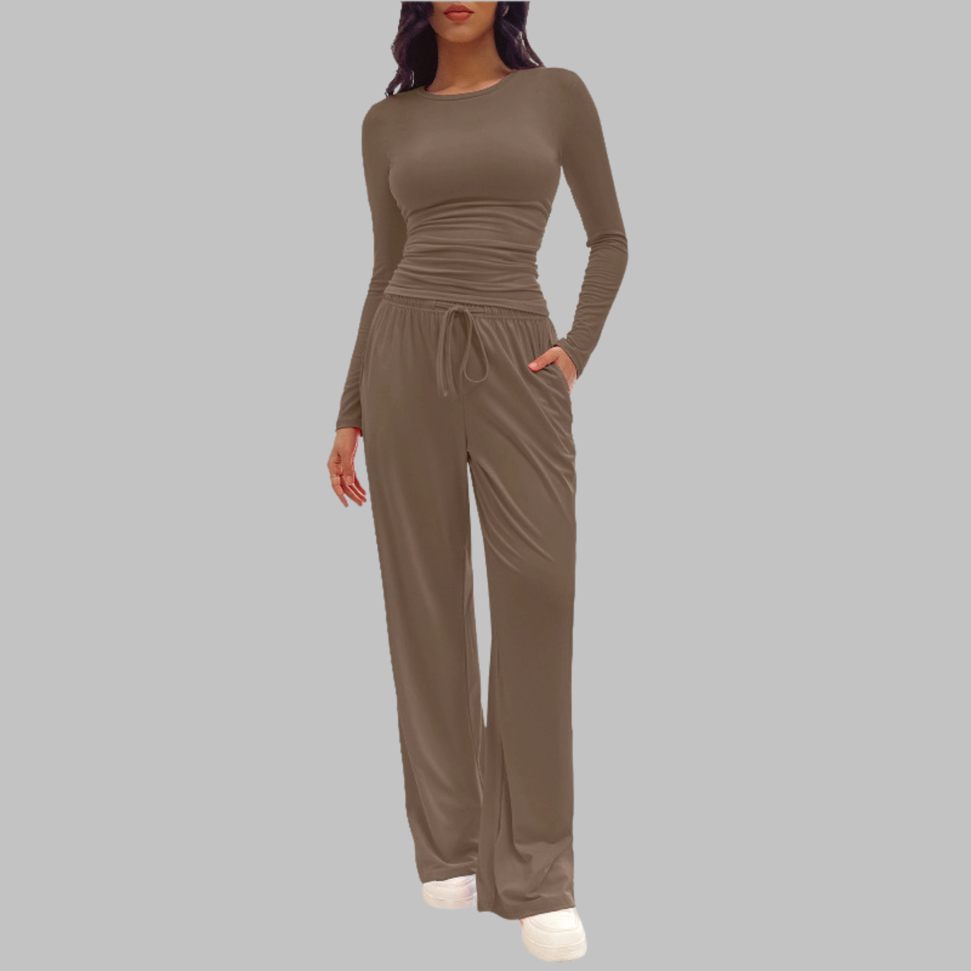 Smart everyday tailored trousers for women | Janny -7