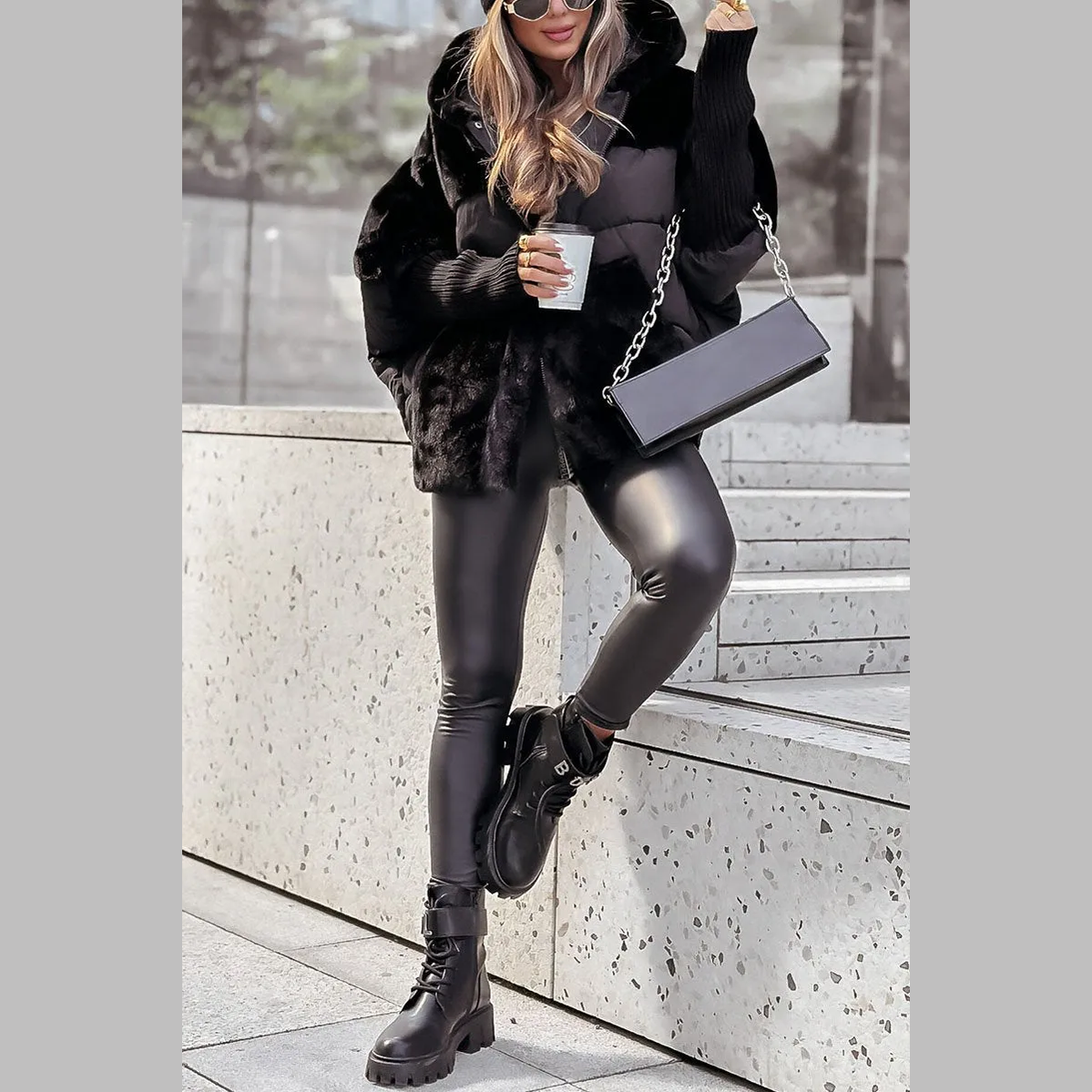 Classic refined casual bomber jacket for women | Hester -5