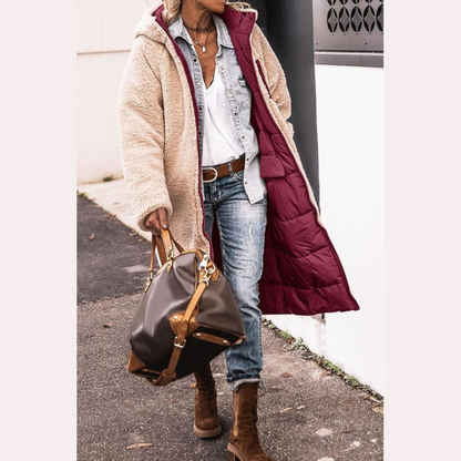 Classic elegant insulated coat for women | Amelia -13