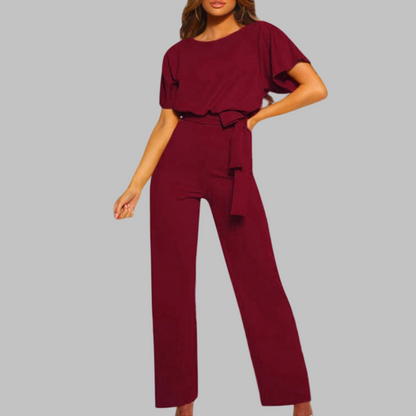 Elegant feminine relaxed jumpsuit for women | Wannon -8