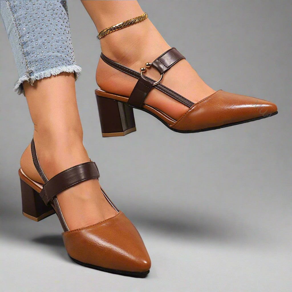 Classic elegant everyday heels for women | Elowen -9