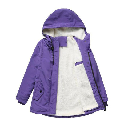 Elegant warm tailored coat for women | AMINA -6