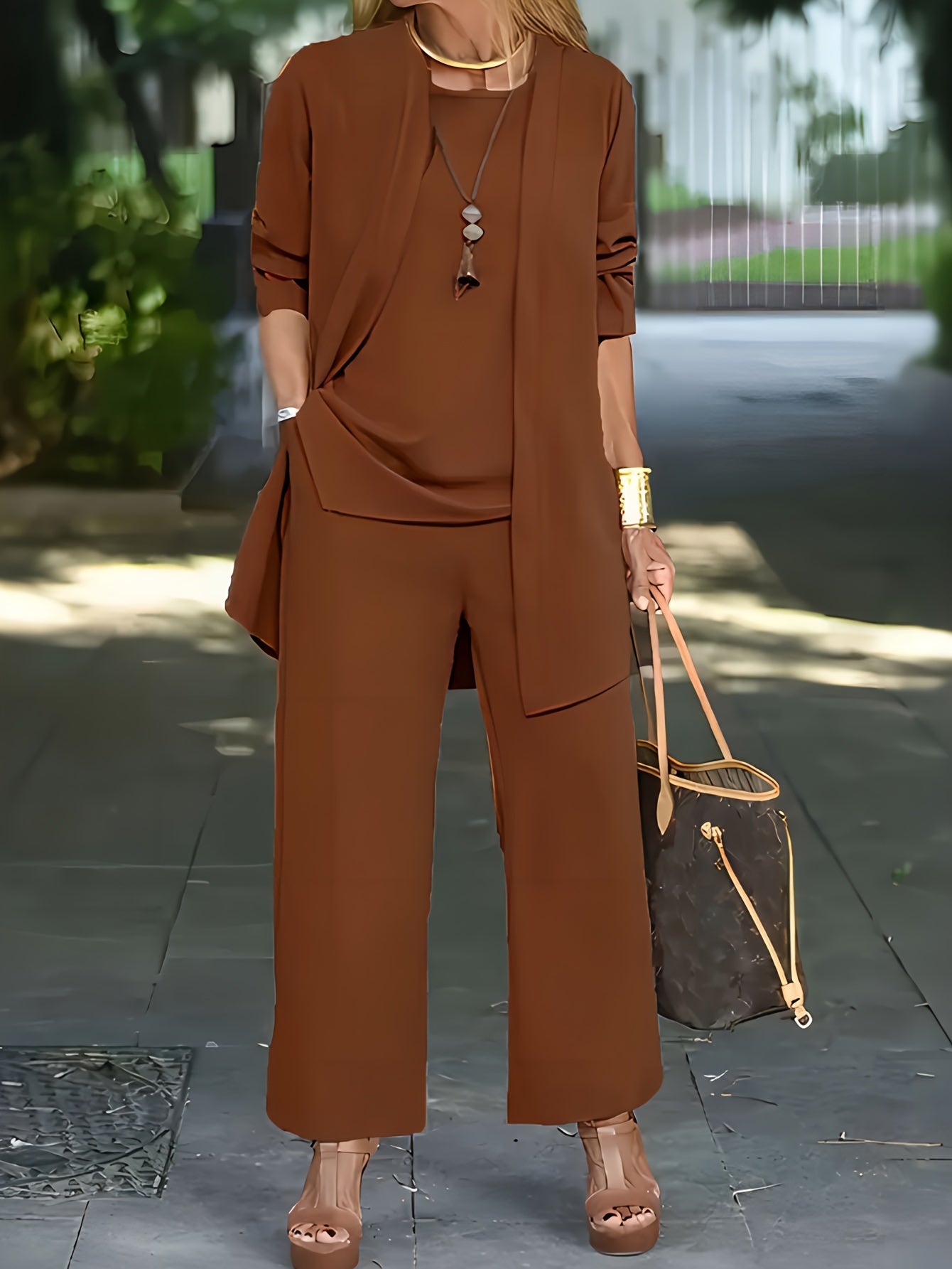 Refined soft relaxed top for women -5