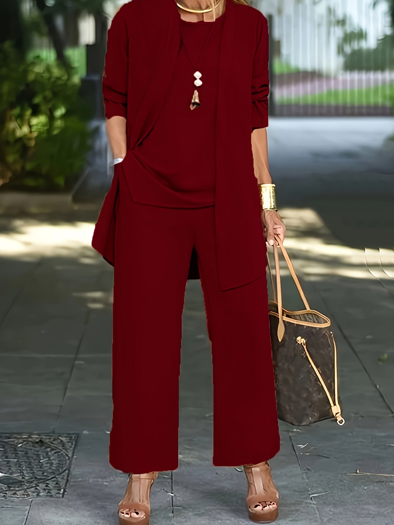 Refined soft relaxed top for women -3
