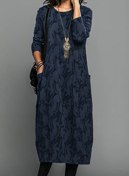 Elegant flowy everyday dress for women | Lunessa -4