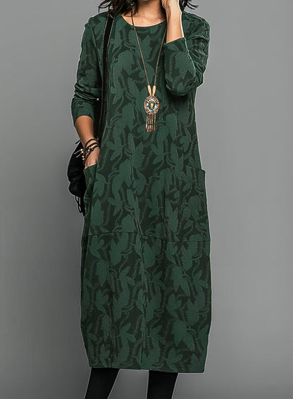 Elegant flowy everyday dress for women | Lunessa -2