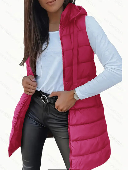 Warm lightweight quilted puffer jacket for women | Rain -9
