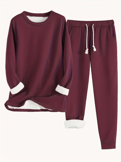 Comfortable soft relaxed loungewear set for women | Elara -2