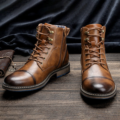 Classic heritage leather boots for men | Frontier -5
