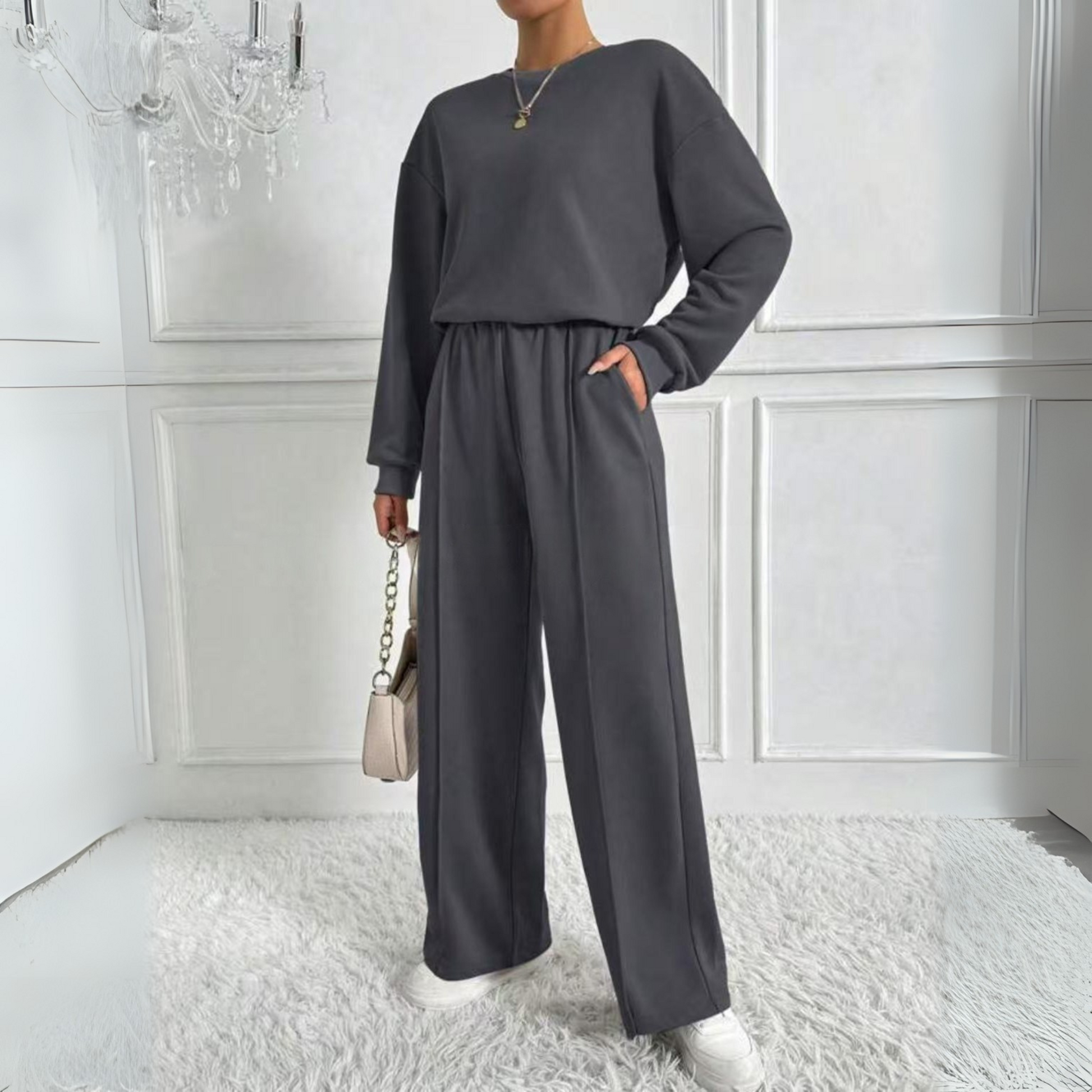 Classic smart everyday trousers for women | Tinidor -4