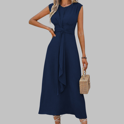 Classic everyday relaxed maxi dress for women | Reese -5