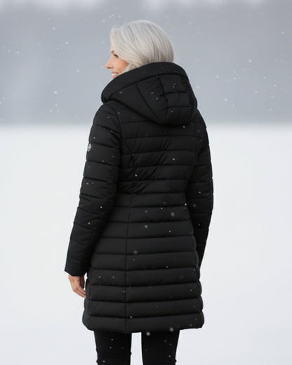 Warm lightweight insulated puffer jacket for women | Olivia -9