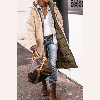 Classic elegant insulated coat for women | Amelia -14