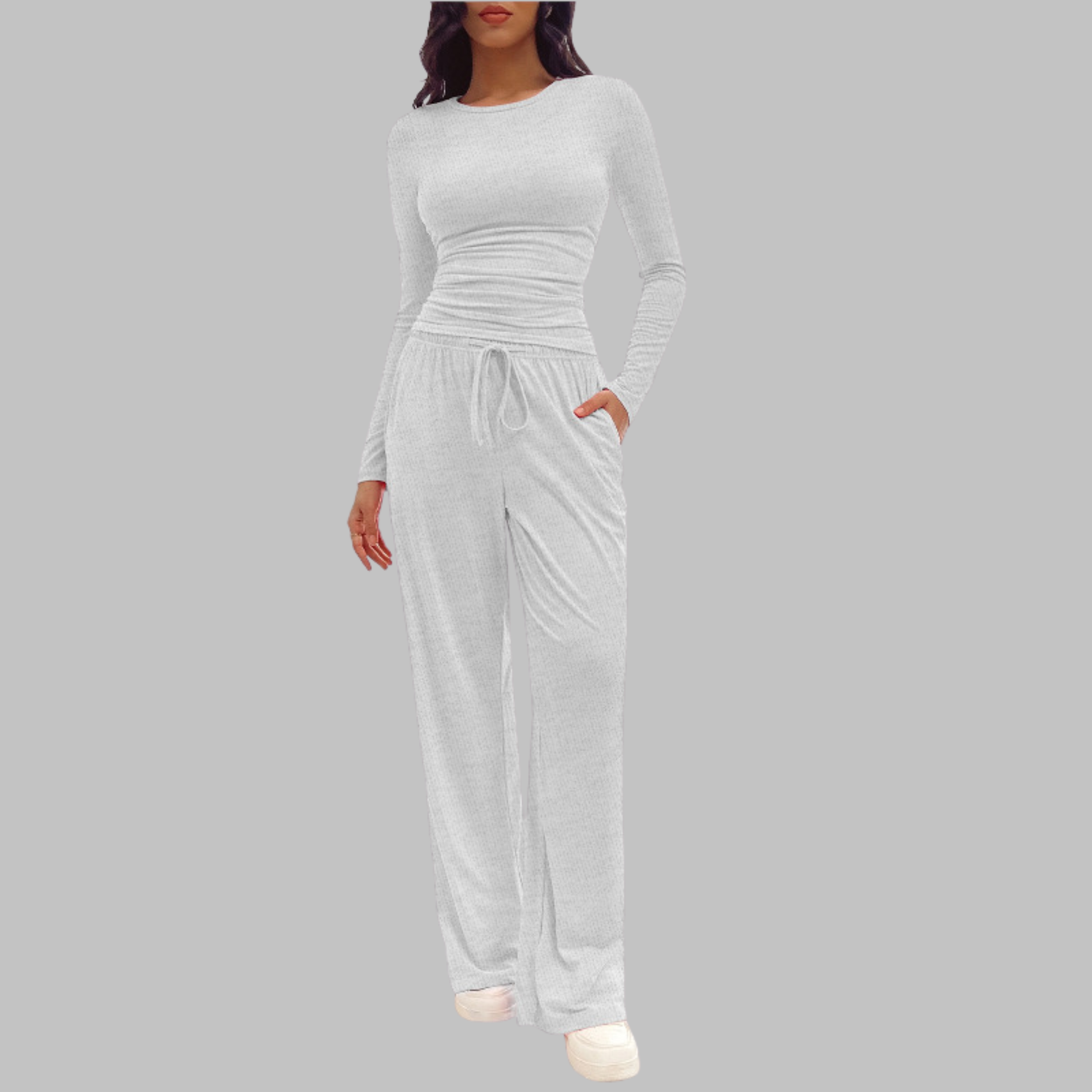 Smart everyday tailored trousers for women | Janny -8
