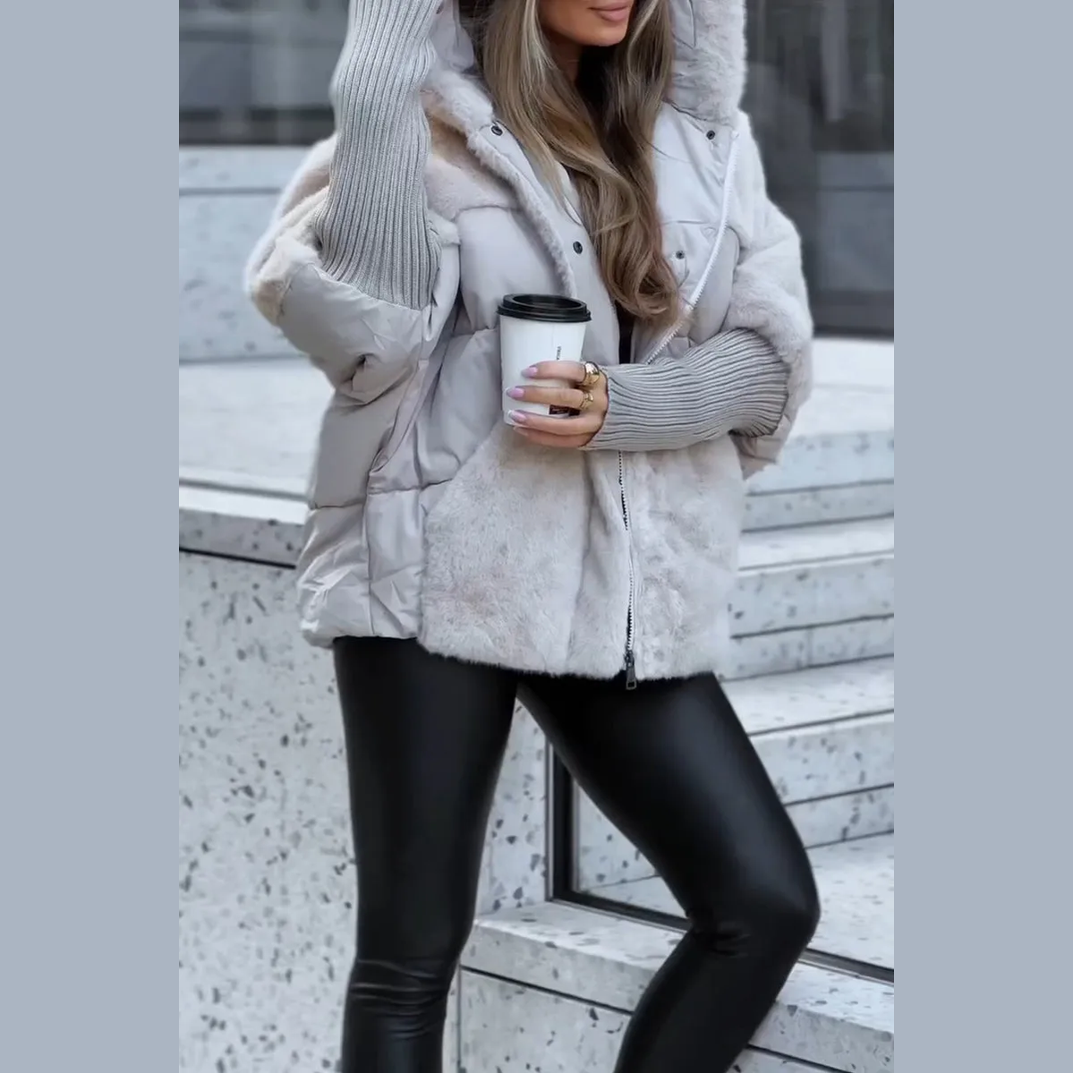 Classic refined casual bomber jacket for women | Hester -6