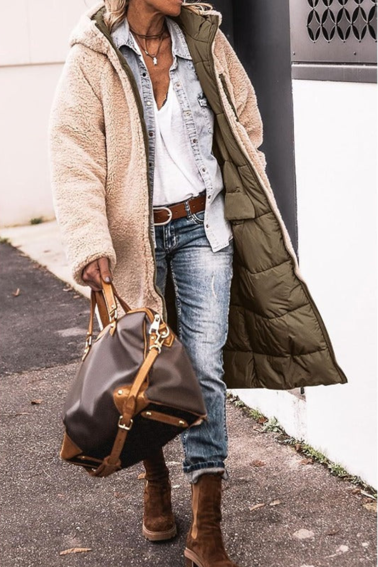 Elegant tailored insulated coat for women | Sasha -12