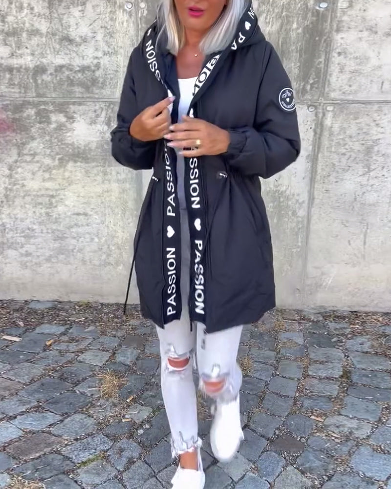 Elegant warm insulated coat for women | VANESSA -10
