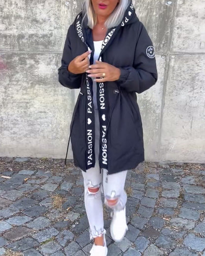 Elegant warm insulated coat for women | VANESSA -10
