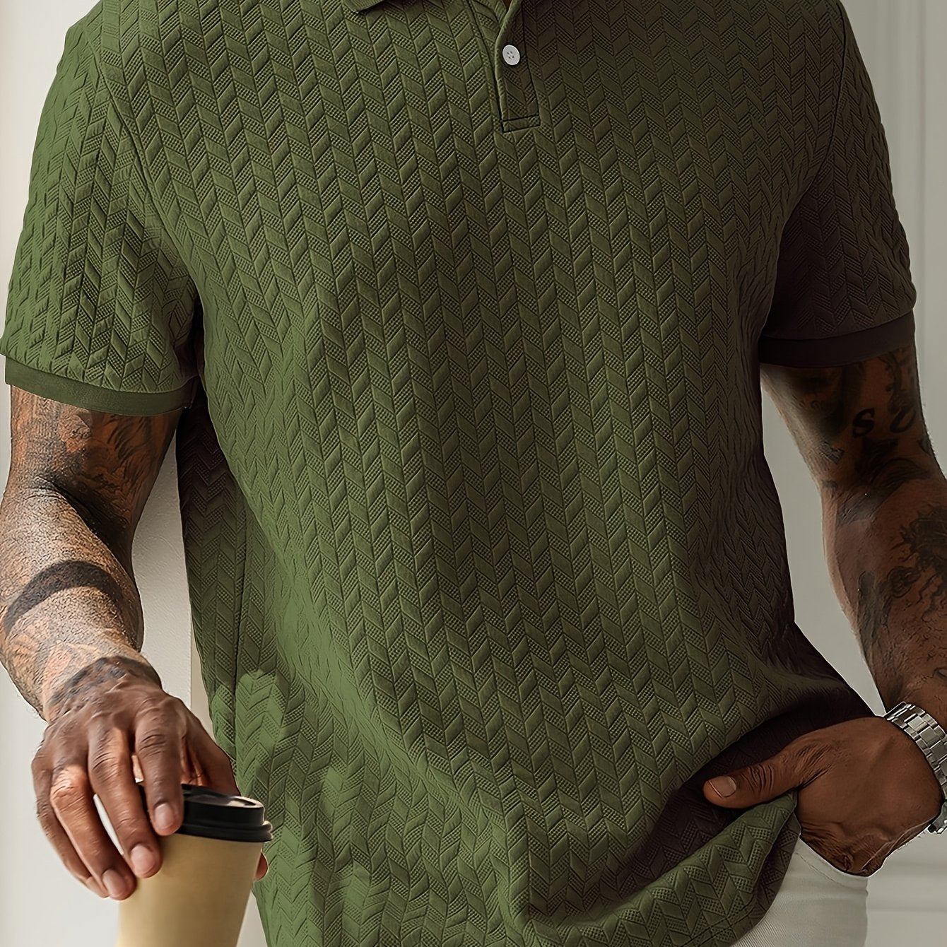 Smart everyday relaxed polo shirt for men | Ellison -11