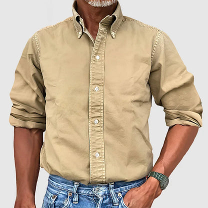 Classic smart relaxed shirt for men | Nelson -1