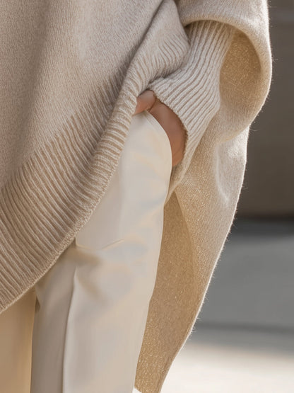 Cosy knit ribbed jumper for women | Claremont -11