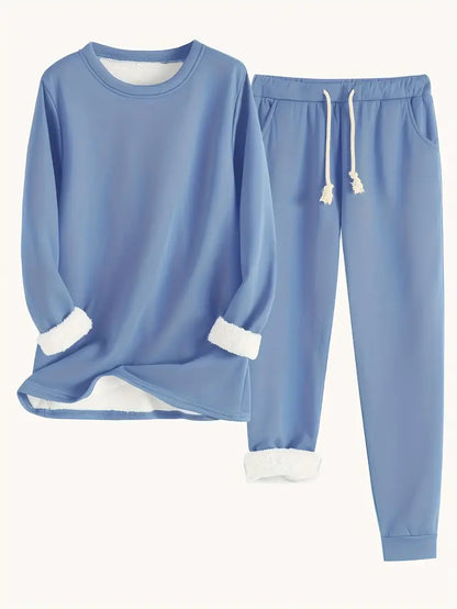 Comfortable soft relaxed loungewear set for women | Elara -1