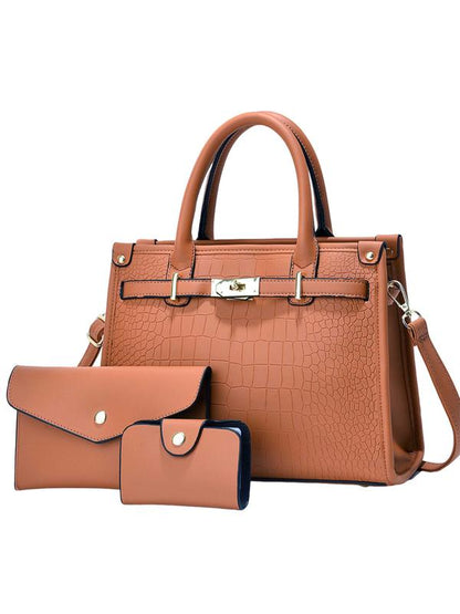 Classic chic structured handbag for women | Alenor -7