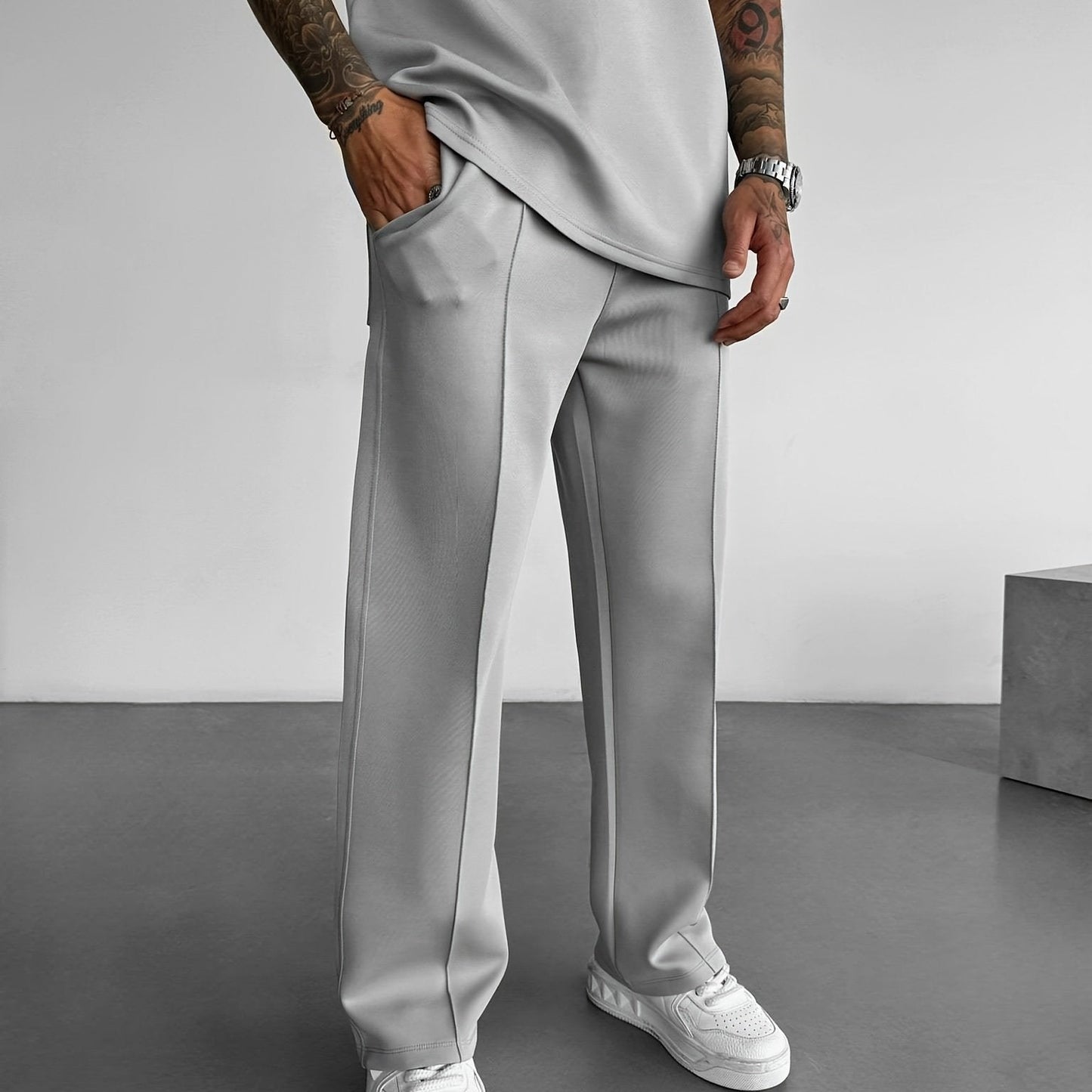 Smart everyday tailored trousers for men | Ellison -5