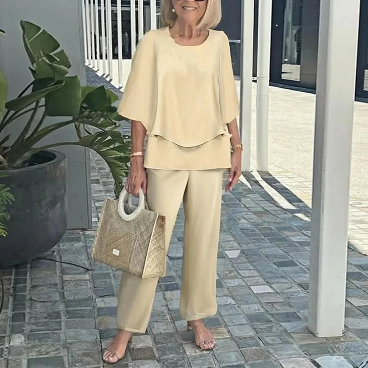 Matching versatile relaxed co-ord set for women | Genevieve -9